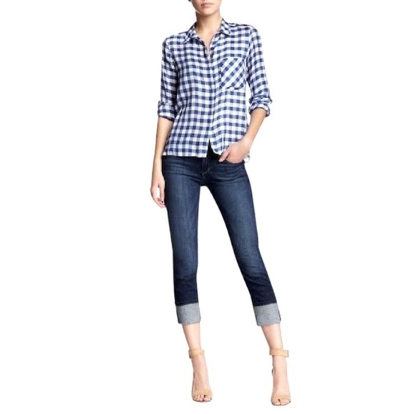 JOE'S Cuffed Cropped Jeans in Lexington Wash Size 26 - Picture 1 of 9
